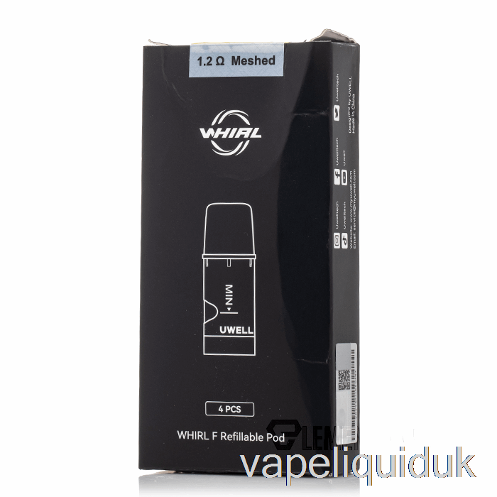 Uwell WHIRL F Replacement Pods 1.2ohm Meshed Pods Vape Juice